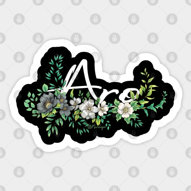 Aromantic Sticker by Mariliya